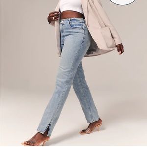 A&F 90s Straight Ultra High Rise Curve Love Jeans Women’s 28/6S